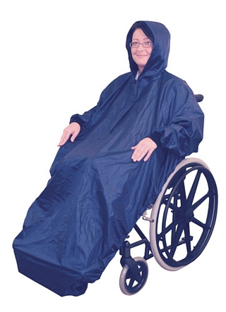 Fleece Lined Wheelchair Mac with Sleeves Wheelchairs > Accessories
