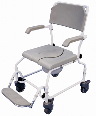 Bewl Adjustable Height Shower Commode Chair Around the Home > Shower Chairs & Commodes