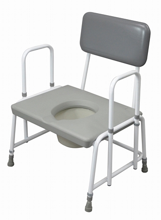 Dorset Devon and Suffolk Bariatric Commodes - Detachable Arms Around the Home > Shower Chairs & Commodes